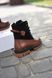 Шкіряні коричневі жіночі черевики Emeli 2303-2 981135046 фото 3 - каталог жіночого взуття