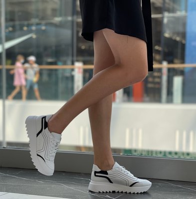 Шкіряні білі жіночі кросівки Emeli 1155-221 24911126446 фото - брендові жіночі кросівки розпродаж