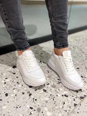 Білі жіночі шкіряні кросівки Emeli 915/811 2627388423 фото - брендові жіночі кросівки розпродаж