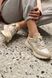Шкіряні бежеві жіночі кросівки Emeli 055.51 1461164646 фото 3 - каталог жіночого взуття