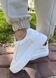 Шкіряні перфоровані жіночі білі кеди Emeli 111-1001 4576455245 фото 2 - каталог жіночого взуття