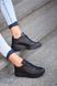 Шкіряні чорні жіночі кросівки Emeli 915-7 741117246 фото 2 - каталог жіночого взуття
