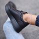 Шкіряні чорні жіночі кросівки Emeli 915-7 741117246 фото 1 - каталог жіночого взуття