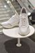 Шкіряні білі жіночі кросівки Emeli 1155.017 1421162246 фото 2 - каталог жіночого взуття