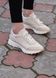 Бежеві шкіряні жіночі кросівки Emeli 1155-512 3465473733212 фото 2 - каталог жіночого взуття