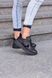 Шкіряні чорні жіночі кросівки Emeli 055-3 751117846 фото 3 - каталог жіночого взуття