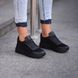 Шкіряні чорні жіночі кросівки Emeli 915/1 1561170646 фото 2 - каталог жіночого взуття