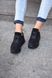 Замшеві чорні жіночі кросівки Emeli 821-1 761118446 фото 2 - каталог жіночого взуття
