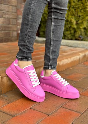 Шкіряні Жіночі Рожеві Кеди Emeli 111-13 58673452 фото - брендові жіночі кросівки розпродаж