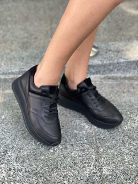 Чорні жіночі кросівки Emeli 701/1 1841187446 фото - брендові жіночі кросівки розпродаж