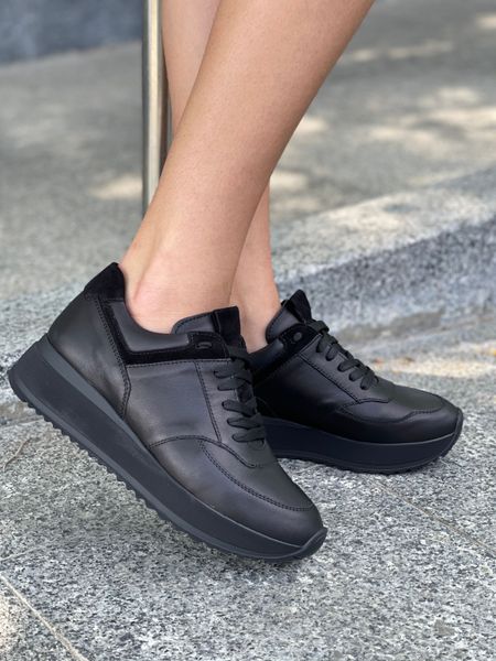 Чорні жіночі кросівки Emeli 701/1 1841187446 фото - брендові жіночі кросівки розпродаж