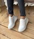 Білі жіночі шкіряні кросівки Emeli 0123-5 22311110846 фото 3 - каталог жіночого взуття