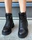 Шкіряні Чорні черевики на Хутрі 1819-01  213453447 фото 3 - каталог жіночого взуття